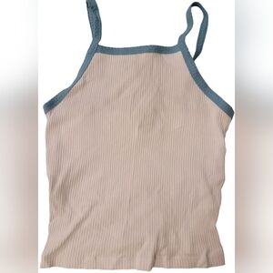 Wild Fable light blue women's tank top size Medium 100% Cotton